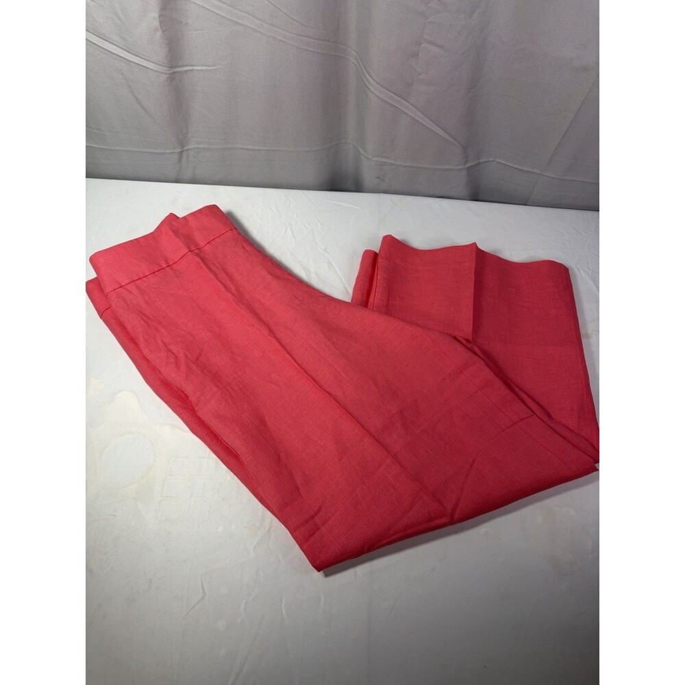 TALBOTS “Classic Side Zipper” Size 8 Pink Pants- Excellent Condition
